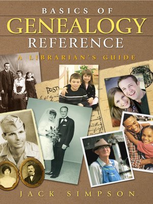 cover image of Basics of Genealogy Reference